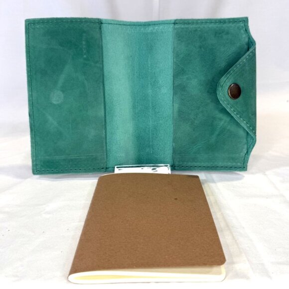 Portland Leather, Snap Journal (Small), Green Brushed Leather, BNNU - Picture 4 of 7